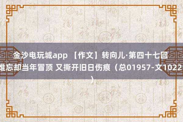 金沙電玩城app 【作文】轉(zhuǎn)向兒·第四十七回 難忘卻當年冒頂 又撕開舊日傷痕（總01957-文1022）